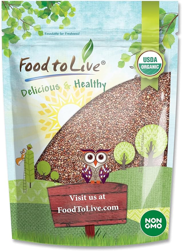 Food to Live Organic Radish Seeds for Sprouting, 8 Ounces Non-GMO, Edible Seeds, Pure, Vegan, Kosher, Bulk. Spicy, Rich in Vitamin C. High Germitation Rate. Grow Sprouts, Microgreens for Salad