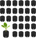 30-Pack Hydroponics Sponges, 1.26 Inch Growing Media Cylindrical Sponges for Planting Gardening Tool/Grow Seedlings/Home Vegetable Flower, Soilless Cultivation Seedling [Black]