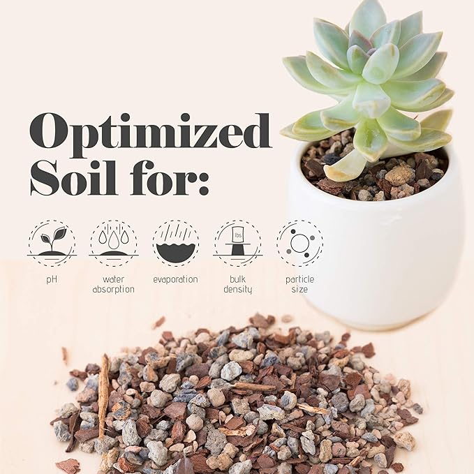 Bonsai Jack Succulent, Cactus and Bonsai Soil - Jacks Gritty Mix - 3 Gallons – Fast Draining – Fight Root Rot – Optimized pH