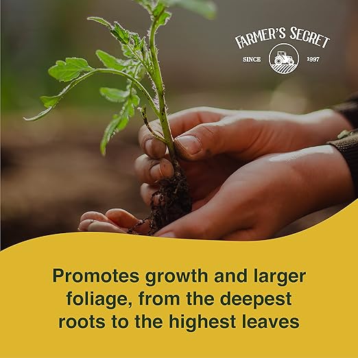 Farmer’s Secret Plant Booster (8oz) - Super Concentrated - High Phosphorus Formula for Early Stage Plants - Promotes Root Growth