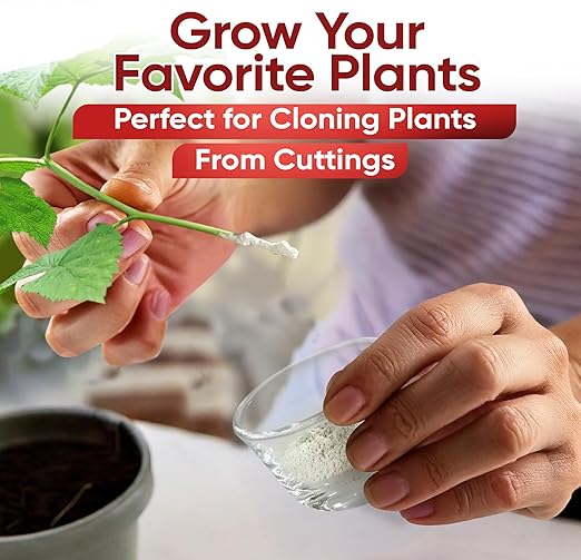 Hormex Rooting Hormone #3 - All-Purpose Rooting Powder for Common Garden & Houseplant Cuttings | Promotes Quick, Strong Roots on a Wide Variety of Plant Cuttings (0.3% IBA)