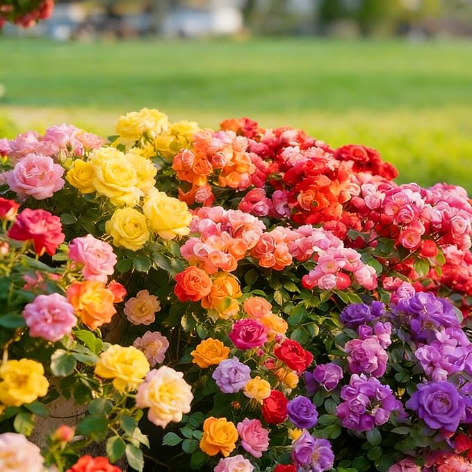 Mixed Climbing Rose Seeds for Planting, 295+pcs Rare Rose Flower Seeds, Heirloom Non-GMO Home Garden Bloom Flowers Plants for Outdoors Indoors