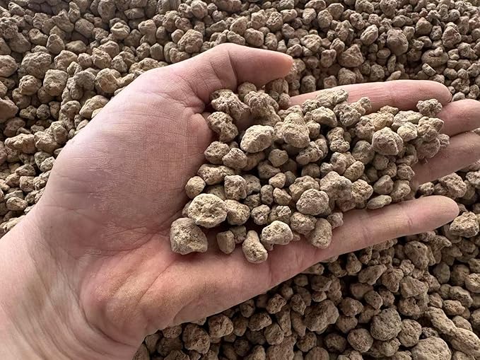 6 lb Medium Grain Hard Akadama Bonsai Soil (6-12mm/4QT) for Bonsai Plants，Prevent Water Accumulation，Promote Root Growth