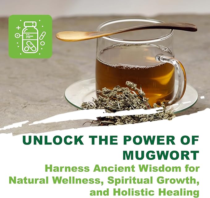 TKE Farms & Gardens - Mugwort Seeds for Planting, 500 mg Packet, 4000+ Non-GMO Heirloom Herb Seeds, Fast-Growing Perennial Herb, Includes Easy Planting Instructions