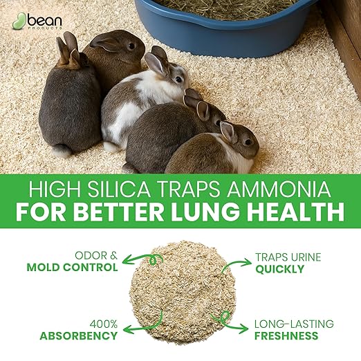 Hemp Animal Bedding 1 Lb = 5.1 Liters of Natural Ground Hurds - Super Absorbent- DUST Free- for Your Horse, Chicken, Rabbit, Reptile, Hamster, Cage Coop or CAT Litter - USA Grown - Carbon Negative