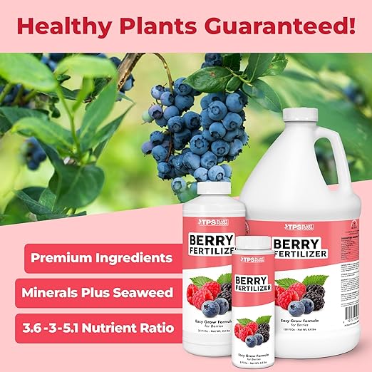Berry Fertilizer – Liquid Plant Food for Bigger Harvests, Stronger Roots & Healthy Growth, 8 oz