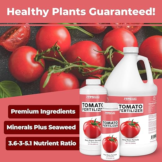 TPS NUTRIENTS Tomato Fertilizer for Tomato and Vegetable Gardens, Liquid Plant Food, 32 oz (1 Quart)