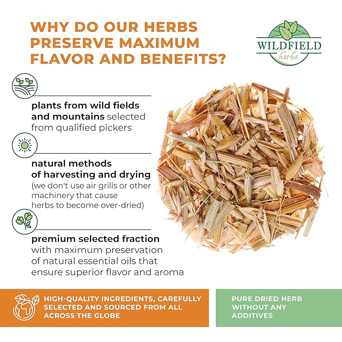 50 Bags Oatstraw Tea Oat Straw Herb Tea (Avena Sativa L.) - 50 Count 1.5g Bags Oat Straw Loose Leaf Herb Hierba De Paja De Avena