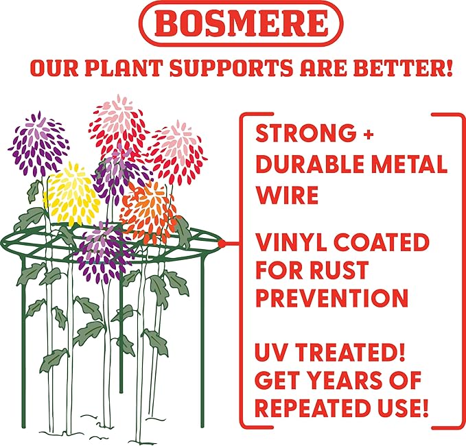 Bosmere 18" Plant Grid with Three 36" Legs, 2-Pack