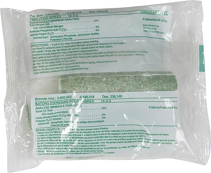 Jobe’s Slow Release Tree and Shrub Fertilizer Spikes, Easy Plant Care for Oak, Maple, Dogwood, Boxwood, and Many More Acid Loving Trees and Shrubs, 5 Count
