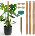 54 Inch Moss Pole, 3 Pack 16 Inch Moss Poles Monstera Plant Support, Moss Poles for Climbing Plants Indoor, Coir Plant Pole Sticks Support Stakes for Potted Plants, Pothos, Philodendron