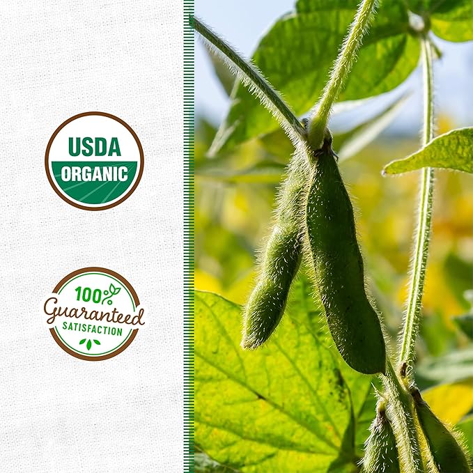 Back to The Roots 100% Organic Soybean Cover Crop Seeds, Covers ~1000 sq. ft.