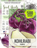 Seed Needs Kohlrabi Seeds for Planting Purple Vienna Kohlrabi Crops - Non-GMO Heirloom & Untreated Vegetable Seed to Plant an Outdoor Heirloom Home Grown Veggie Garden (1 Pack)