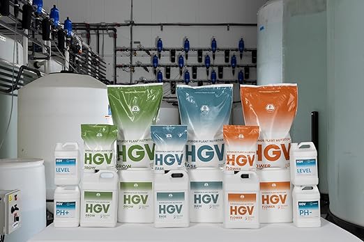 HGV Dry Grow – Water Soluble Plant Nutrient for Vegetative Stage – Professional Hydroponic & Soil Fertilizer – Concentrated Dry Veg Formula for Indoor & Outdoor Gardening (5 lbs)