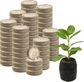 150 Pcs 30mm Peat Pellets for Seed Starting and Sowing, Compressed Seed Starter Pods for Garden Planting of Herbs, Flowers, and Vegetables