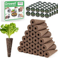 120Pcs Hydroponic Pods Kit, 60 Grow Sponges with 60 Pod Labels, Breathable Replacement Pods Compatible with AeroGarden & Most Hydroponics Growing System, Seed Starter Pods for Indoor Garden