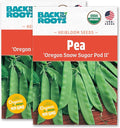 Back to The Roots 100% Organic Heirloom Seeds - Snow Pea Value Pack (16.8g Total)