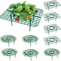 ANGTUO 10 Pack Strawberry Plant Support, Strawberry Support Growing Racks for Keeping Garden(5 Square+5 Round)