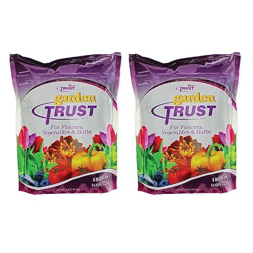 Flower & Vegetable 15-15-14 Fertilizer, 4 Pounds (Pack of 2) - Formulated for Annuals, Perennials, Vegetables & Bulbs