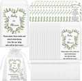 FIONUPI 100 Sets Baby Shower Party Favors Seed Packets Wildflower Kraft Self Adhesive Seed Envelopes Thank You Tags Organza Bag Boys Girls Gender Reveal Gifts for Guest Baby in Bloom Decor(No Seeds)