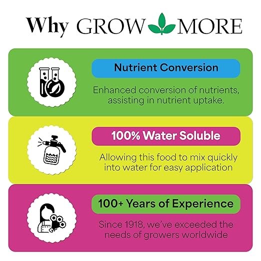 Grow More Sea Grow Kelp Fertilizer - 1.5lbs of 16-16-16 Water-Soluble, All-Purpose Plant Food - Nutrient-Rich, Seaweed Fertilizer - Outdoor & Indoor Plant Food