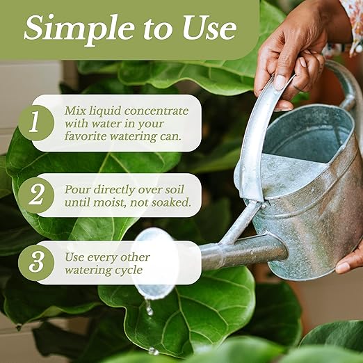 Professional Monstera Plant Fertilizer | 3-1-2 Concentrate for Plants and Flowers | Multi-Purpose Blend & Gardening Supplies | 8 oz Bottle