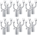 Zhengmy 50 Pcs Tree Branch Support Metal Tree Crutch Support Device Trees Straightening Kit Propping up Branch Spreaders Fruits Trees Garden Stakes Broom Pole Anchor 0.75 Inch Round Pipe Garden Yard