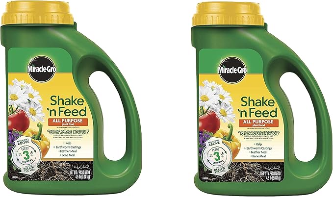 3001910 Shake N Feed All Purpose Continuous Release Plant Food, 4.5 lb, 2 Pack
