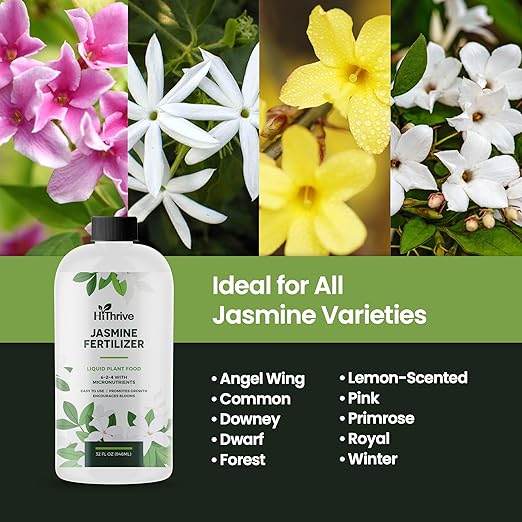 32oz Jasmine Fertilizer for Jasmine Plant Live - Makes 192 Gallons of Indoor Plant Food for Houseplants, Nutrient-Rich Houseplant Fertilizer - Ideal Outdoor & Houseplant Food for Vibrant Growth