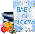Wildflower Seed Packets Baby in Bloom Baby Shower Party Favors (Pack of 30) - Wildflower Seed Packet Favors Gift Boy Blue