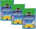 Miracle-Gro Moisture Control Potting Mix - Plant Soil For Container Plants, Protects against Over- and Under-Watering, 8 qt. (3-Pack)