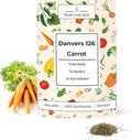 Woods Creek Seeds: Danvers 126 Carrot Seeds for Planting - Over 2,800 Heirloom Carrot Seed Pack - Non-GMO Carrots Seeds for Planting Outdoors or Indoors - Beginner Friendly Vegetable Gardening