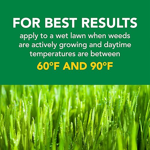 Scotts Turf Builder Weed and Feed5 - Weed Killer Plus Lawn Fertilizer, Lawn Weed Killer, Controls Dandelion and Clover, Grass Fertilizer For Up To 4,000 sq. ft., 11.32 lb.