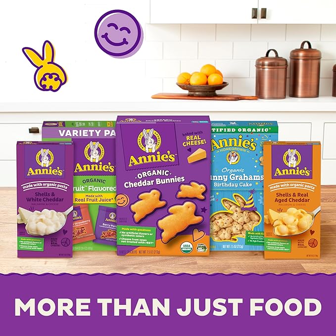 Annie's Sour Bunnies Fruit Flavored Snacks, Cherry, Lemon & Orange Flavors, Made With Organic Fruit Juice, 7 oz