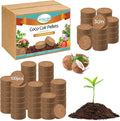 Legigo 100 PCS 30mm Coco Coir Pellets Potting Soil Mix- Compressed Coconut Coir Discs Seed Starting Soil Pellets, Coco Peat Soil Pods for Indoor & Outdoor Plants, Gardening Herbs Bonsai and Vegetables