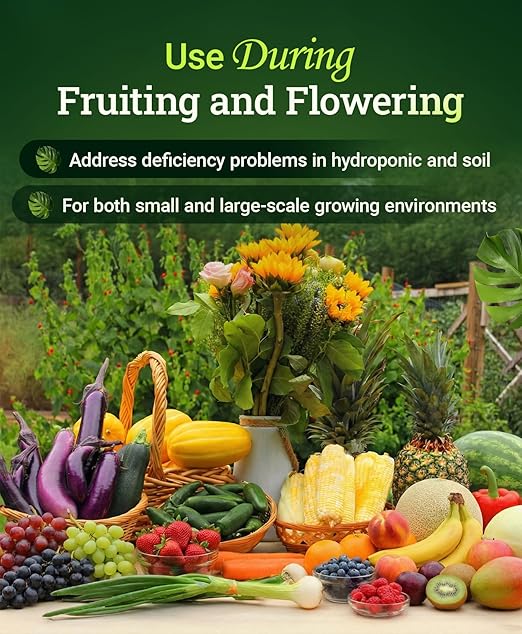 FoxFarm Bush Doctor Cal Mag for Plants - OMRI Listed for Organic Gardening - 1-0-0, 3% Calcium, 0.9% Magnesium - 1-Quart