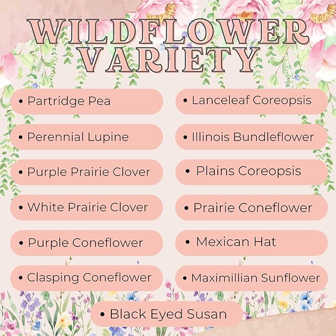 Custom Seed Packets Bulk Prefilled With Wildflower Seeds Wedding Party Favors Personalized for Bridal Shower Guest Wedding Baby Business Logo