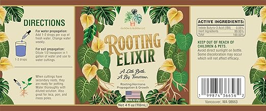 Houseplant Prop Drops – Rooting Elixir – Liquid Rooting Hormone for Cuttings & Propagation – Extra-Strength IBA Hormone – Supports Strong Root Growth – Monstera, Philodendron, Anthurium, Fiddle Leaf
