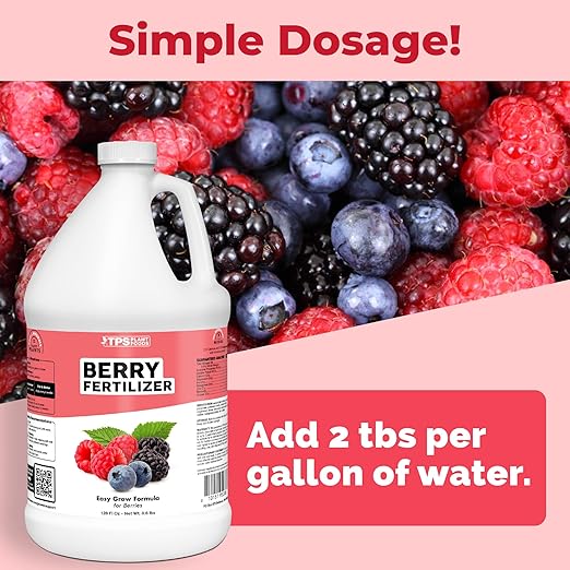 Berry Fertilizer – Liquid Plant Food for Bigger Harvests, Stronger Roots & Healthy Growth, 1 Gallon