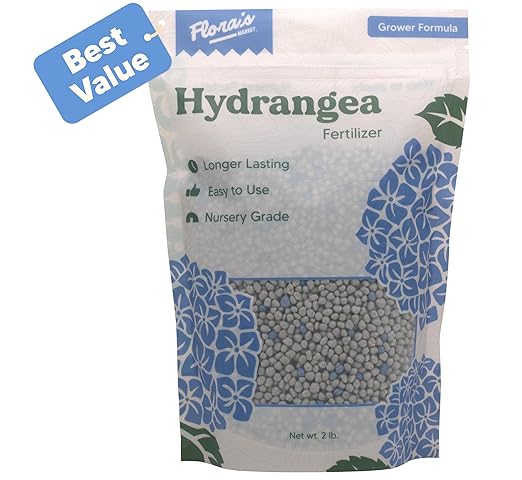 Hydrangea Fertilizer - Nursery Grade - Controlled Release - Works on All Varieties of Hydrangeas (2 Pound)
