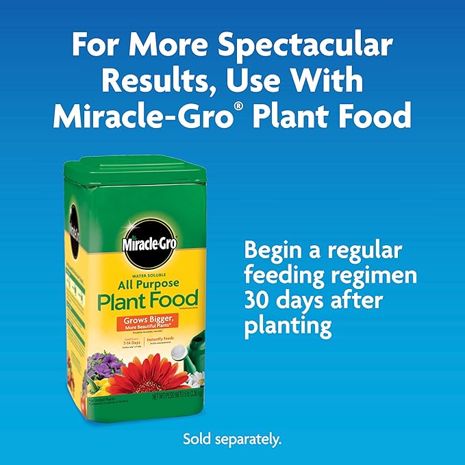 Miracle-Gro Moisture Control Potting Mix - Plant Soil for Container Plants, Protects Against Over- and Under-Watering, 16 qt. (2-Pack)
