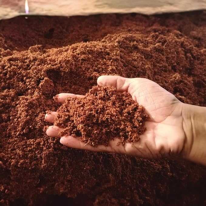 Coco Coir 650g Brick - Premium Organic Coco Peat Brick for Garden Soil & Potting Mixes-Seed Starter Soil, Coconut Fiber Substrate Mixes with Potting Soil for Indoor Plants & Outdoor Plants