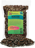 Premium Monstera Soil Mix by Gardenera - Perfect Drainage and Moisture Retention for Swiss Cheese Plant (3 Quart)