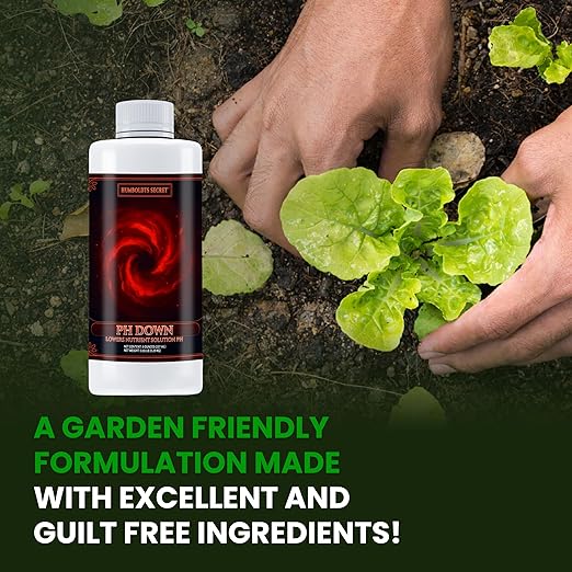 Humboldts Secret pH Down for Plants | Liquid pH Adjuster and Balancer for Soil Coco Hydroponics | Concentrated Phosphoric Acid Solution Supporting Nutrient Uptake and Strong Growth | 8 Ounce