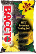 Michigan Peat 1440 Baccto Lite Premium Potting Soil for Indoor Outdoor Gardening, Seed Starting, Propagation, and More, 40 Quart Bag