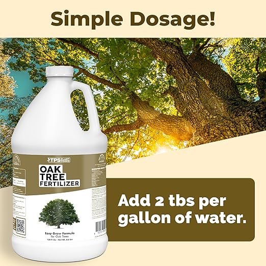 Oak Tree Fertilizer – Liquid Plant Food for Healthy Tree Growth, Rich Green Foliage & Stronger Roots, 1 Gallon