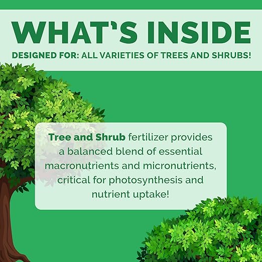 Bloom City Tree & Shrub Fertilizer – Liquid Plant Food for Stronger Roots, Fuller Foliage & Healthy Landscape Growth, 1 Gallon