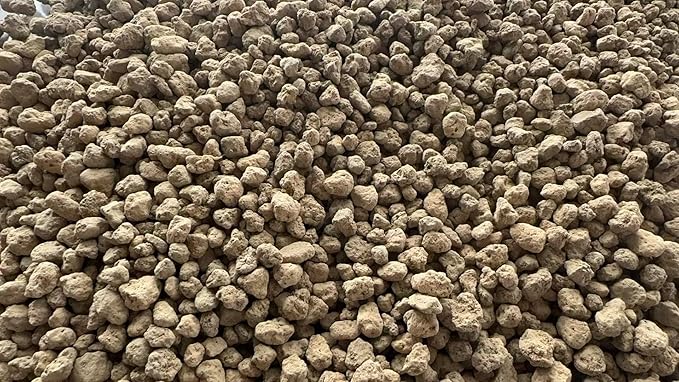 15 lb Medium Grain Japanese Hard Akadama Bonsai Soil (6-12mm), Indoor/Outdoor Plant Soil Mixture, Drainage and Breathable, Promote Rooting