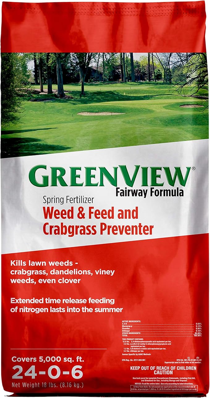 GreenView Fairway Formula Spring Fertilizer Weed & Feed and Crabgrass Preventer