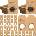 Fumete 25 Pack Baby in Bloom Party Favors Wildflower Baby Shower Seed Packet Kraft Bags with Window Envelopes Resealable Organizer Storage Bag for Gender Reveal Party Favors